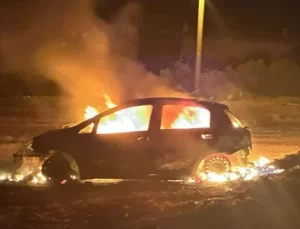 Adapazarı’nda yanan araçta ceset bulundu!