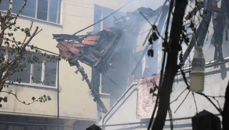 Adapazarı’nda korkutan yangın