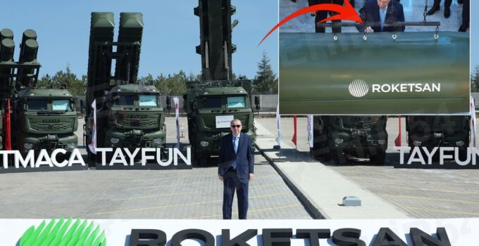 Cumhurbaşkanı Erdoğan’dan Tayfun Blok-4 füzesine imza